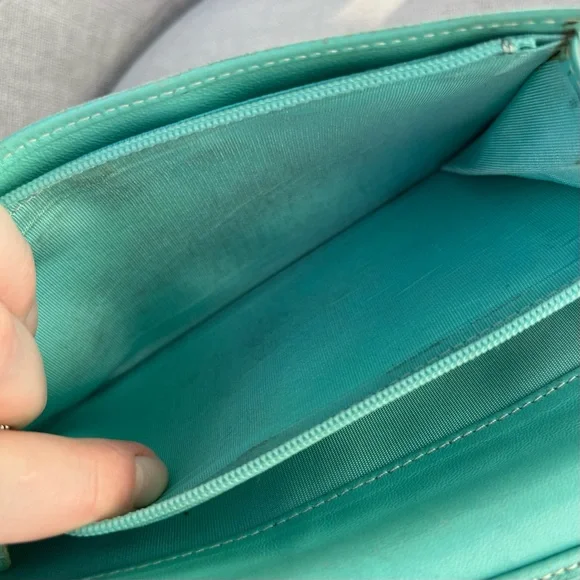 Tiffany & Co. Bi-fold long wallet leather black - Picture 6 of 7